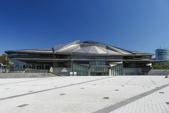 東京体育館 · Entrance exterior of the main arena of the Tokyo Metropolitan Gymnasium in Sendagaya, Shibuya-ku, Tokyo