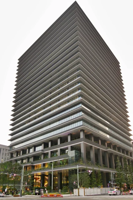 Tokyo Square Garden · Tokyo Square Garden in Chuo Ward, Tokyo, Japan. Headquarters of Bridgestone Group.