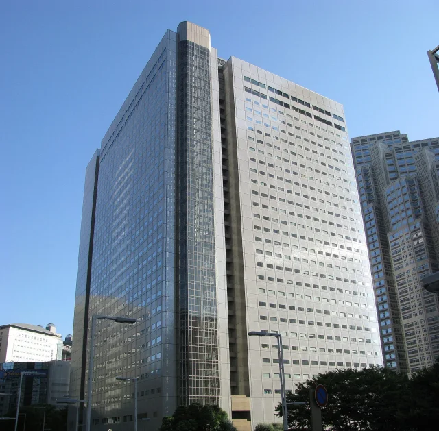新宿NSビル · The Shinjuku NS Building . This place is Nishi-Shinjuku in Shinjuku , Tokyo , Japan .