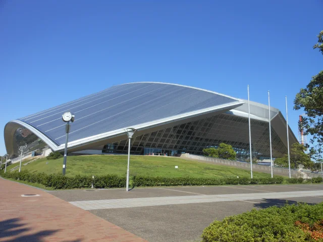 Yokkaichi Dome · This is the Yokkaichi Dome, which is located in Yokkaichi port, city of Yokkaichi, Mie prefecture, Japan.