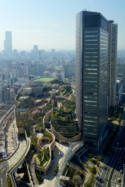 Namba Parks · Namba Parks view from Swissôtel Nankai Osaka in Osaka , Osaka prefecture , Japan